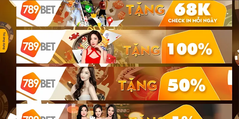 Nhận thưởng hấp dẫn khi đăng ký 789BET