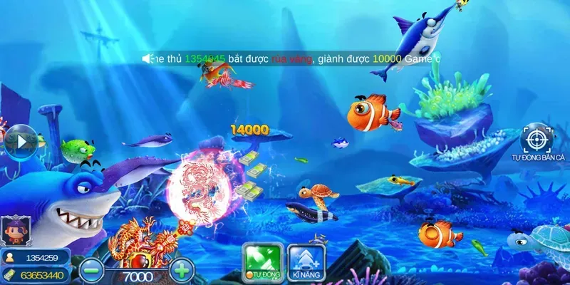 Trong game bắn cá có những loại súng nào?